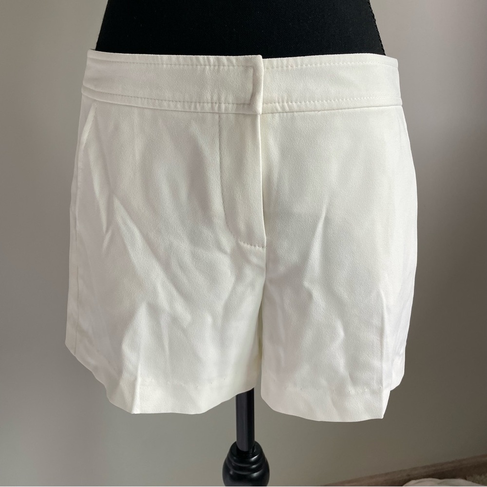 Elegant White Women's Shorts